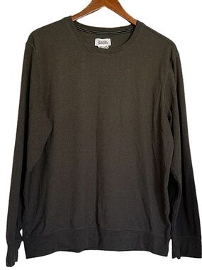 Boston Traders Men's Large Army Green Crew Neck Soft Pullover Sweater Sweatshirt